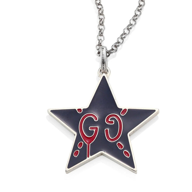 GHOST GG STAR PENDANT IN MIDNIGHT BLUE