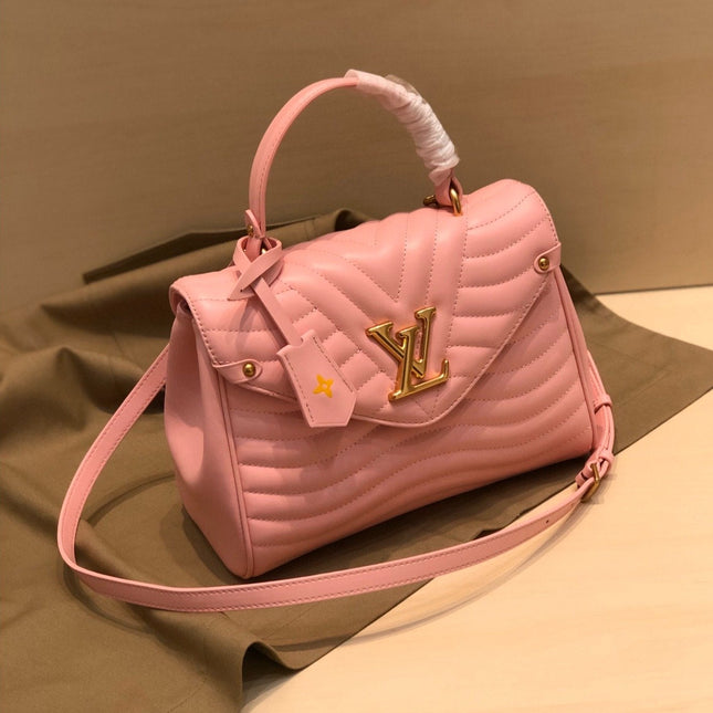 LV NEW WAVE TOP HANDLE 26CM PINK CALFSKIN