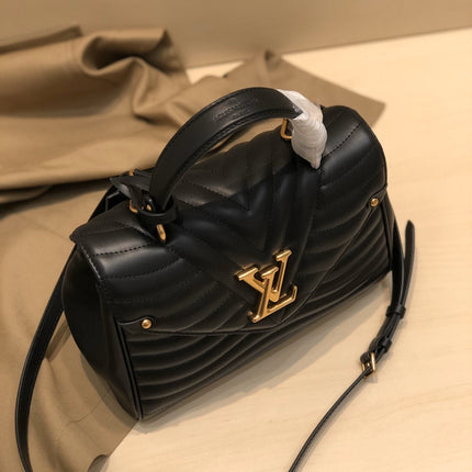 LV TOP HANDLE 26CM BLACK CALFSKIN