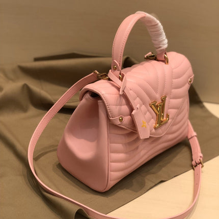 LV NEW WAVE TOP HANDLE 26CM PINK CALFSKIN