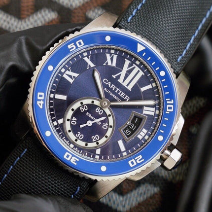 CALIBRE DIVER 42 BLUE STAINLESS STEEL