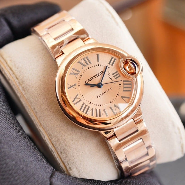 BALLON BLEU 33MM AUTOMATIC ROSE GOLD DIAL