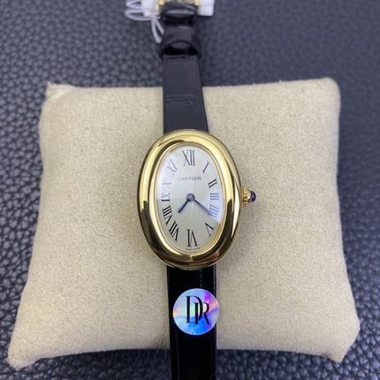 BAIGNOIRE 31MM GOLD CASE WHITE DIAL