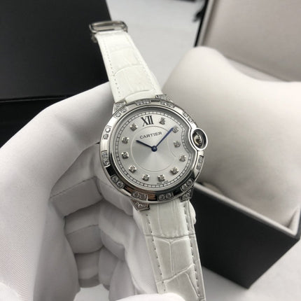 BALLON BLEU 36MM STEEL CASE DIAMOND NUMERALS