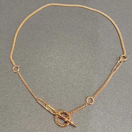 ECHAPPEE PINK GOLD NECKLACE