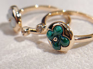 Malachite - Pink Gold