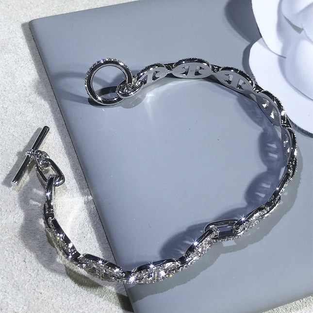 CHAINE BRACELET SILVER DIAMOND