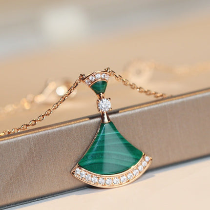 DREAM NECKLACE MALACHITE DIAMOND