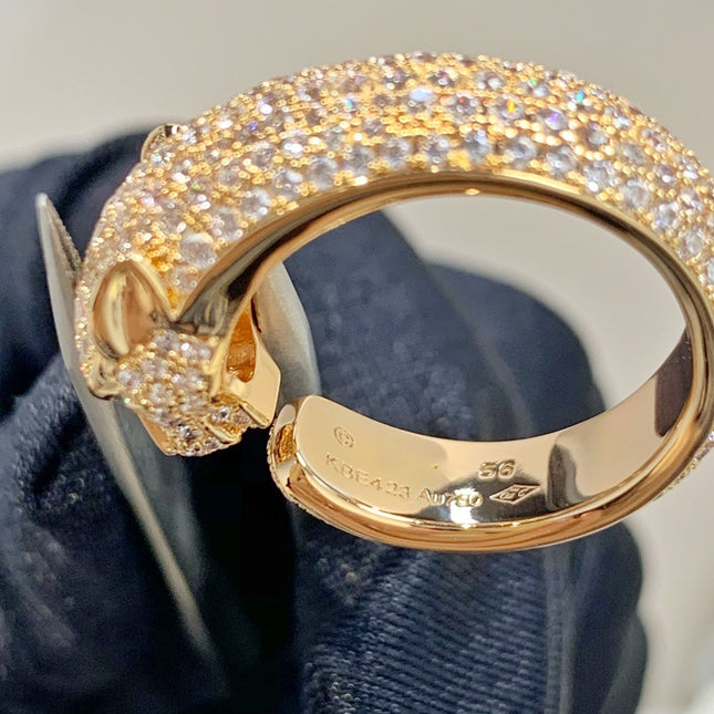 PANTHERE PINK GOLD DIAMOND RING