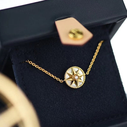 STAR DIAMOND MOP GOLD NECKLACE