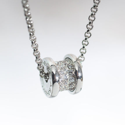 ZERO 1 SILVER DIAMOND NECKLACE