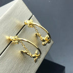 High-Quality Silver Alloy - 14K Gold Plated