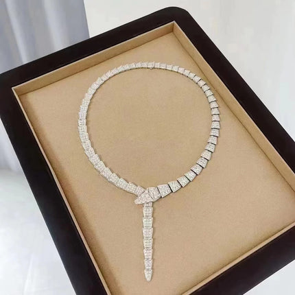 SERPENTI FULL DIAMOND NECKLACE