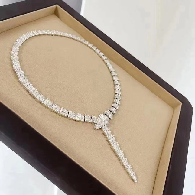 SERPENTI FULL DIAMOND NECKLACE