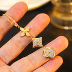 High-Quality Silver Alloy - 14K Gold Plated