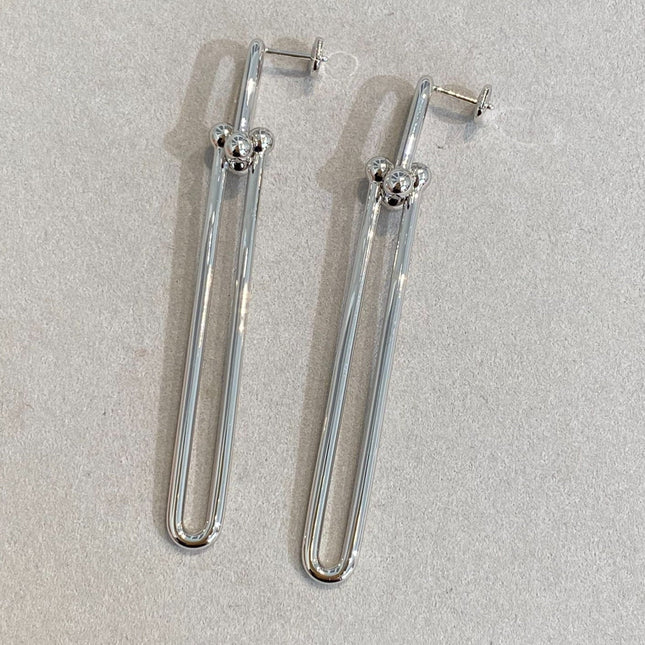 HARDWEAR DOUBLE LONG LINK EARRINGS