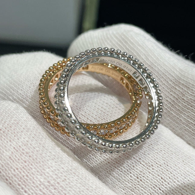 PERLEE DIAMOND PINK GOLD RING