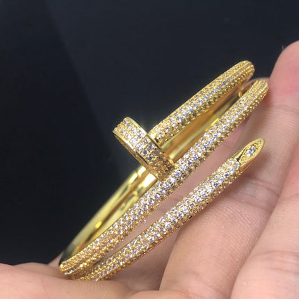 JUSTE BRACELET 3.5MM DOUBLE ROW FULL DIAMOND