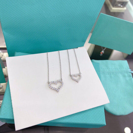 HEART-SHAPED DIAMOND NECKLACE