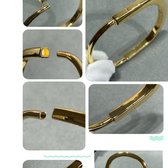 LOCK BRACELET 8 DIAMOND