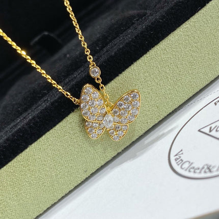 BUTTERFLY MEDIUM DIAMOND NECKLACE