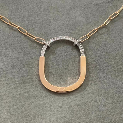 LOCK DIAMOND NECKLACE