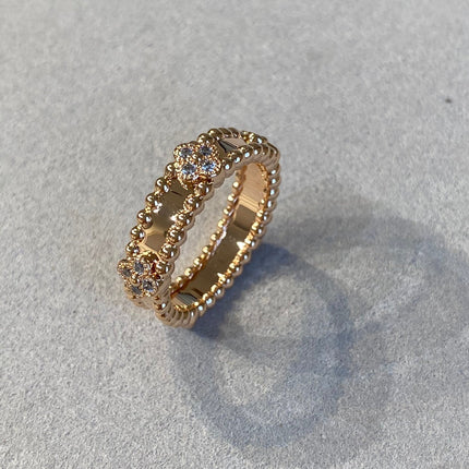 PERLEE PINK GOLD DIAMOND RING