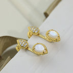 High-Quality Silver Alloy - 14K Gold Plated