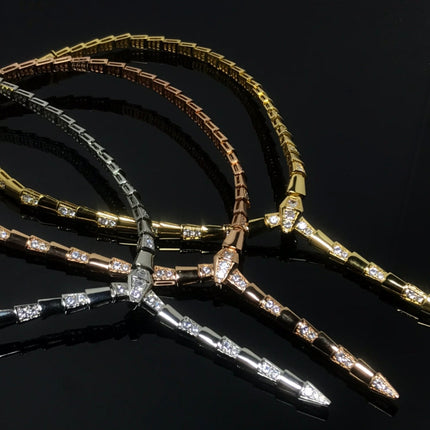 SERPENT VIPER DIAMOND NECKLACE