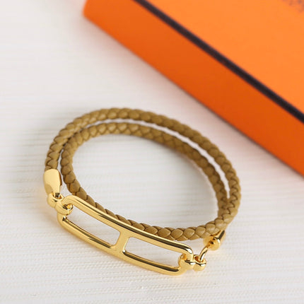 TOULIS DOUBLE TOUR GOLD BRACELET