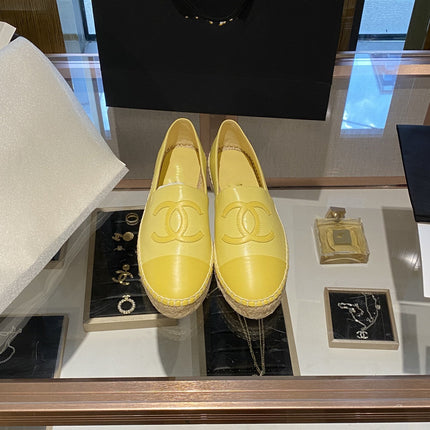 ESPADRILLES YELLOW LAMBSKIN