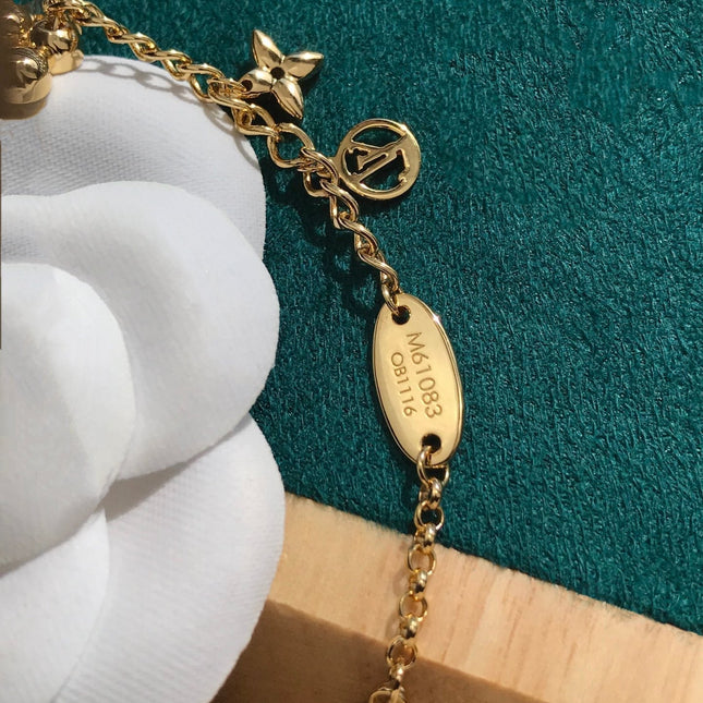 LV BLOOMING PINK GOLD MOP BRACELET