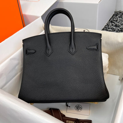 HM BIRKIN 25CM BLACK TOGO LEATHER GOLD HARDWARE