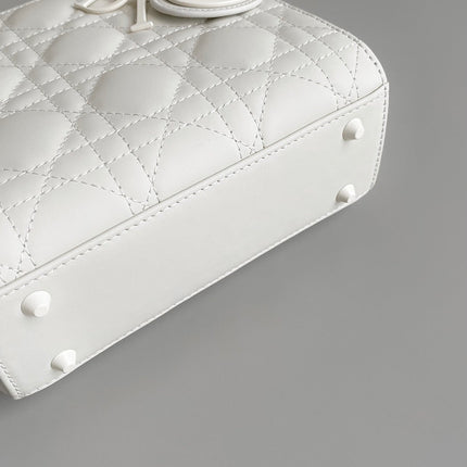 MINI LADY 17 MY ABC WHITE LAMBSKIN