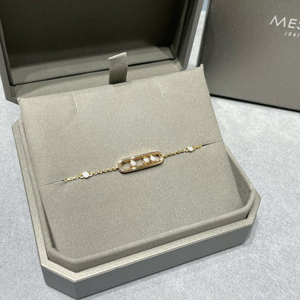 BABY MOVE PINK GOLD DIAMOND BRACELET