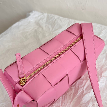 BV SMALL BRICK 24CM PINK LAMBSKIN