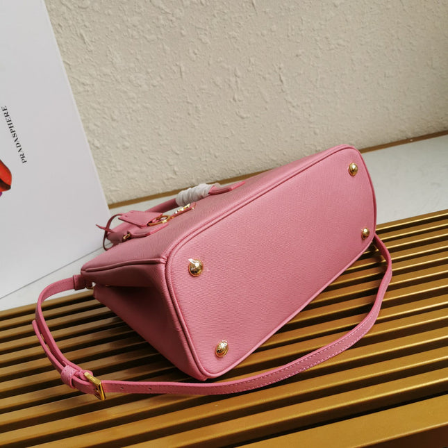 MEDIUM GALLERIA 28 PINK SAFFIANO LEATHER