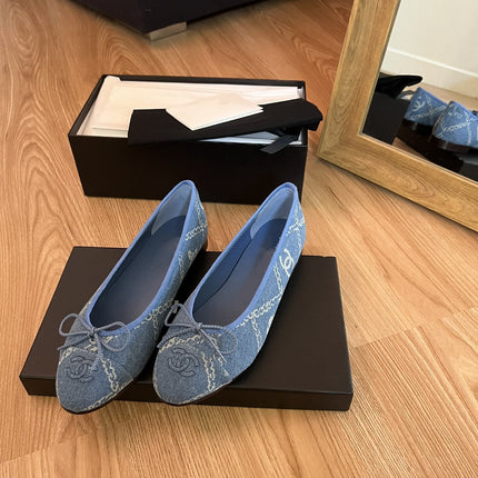 slingbacks light blue denim