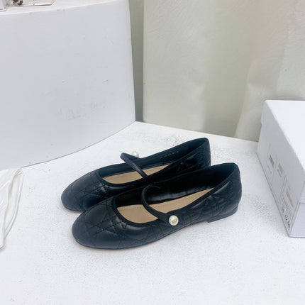 CD BALLET FLAT BLACK MOP MIDDLE