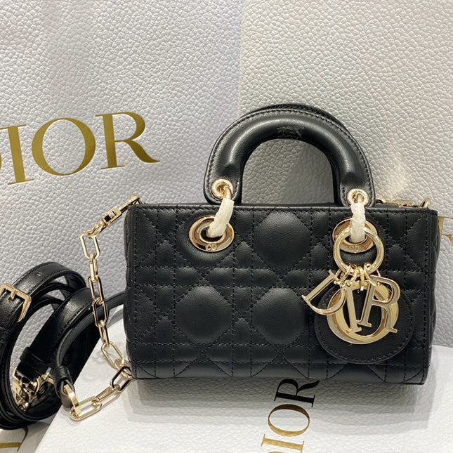 MICRO LADY D-JOY 16.5 BLACK LAMBSKIN