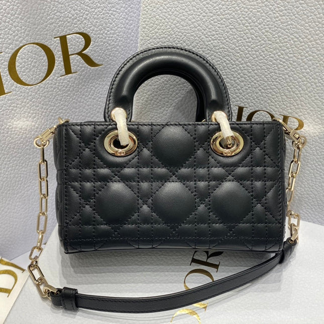 MICRO LADY D-JOY 16.5 BLACK LAMBSKIN