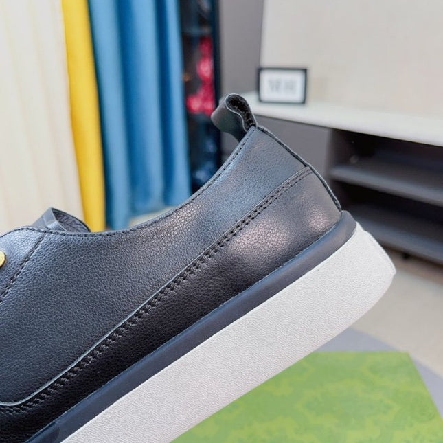 GG LOADS WITH BLACK BEEF LEATHER PATTERN