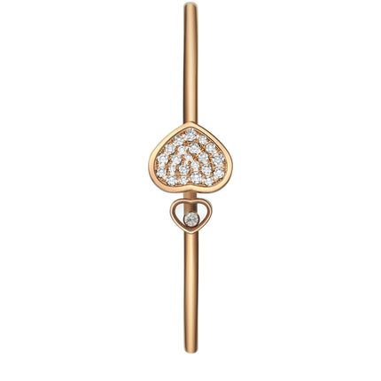 HAPPY HEART PINK GOLD BRACELET DIAMOND