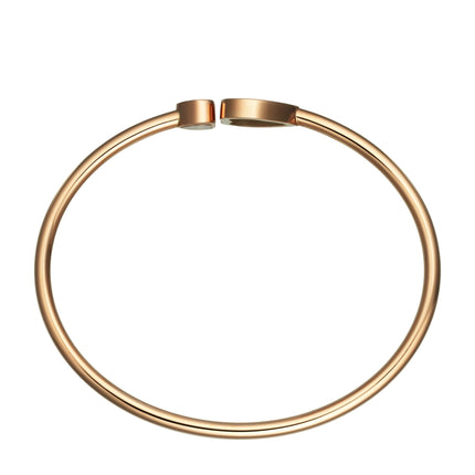 HAPPY HEART PINK GOLD BRACELET DIAMOND