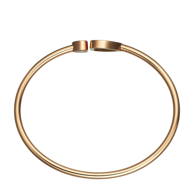 HAPPY HEART PINK GOLD BRACELET DIAMOND