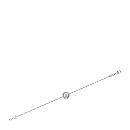 HAPPY HEART BRACELET SILVER 3 DIAMOND