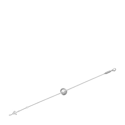 HAPPY HEART BRACELET SILVER 3 DIAMOND