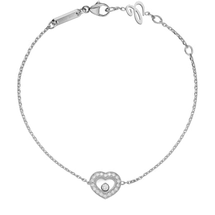 HAPPY HEART BRACELET SILVER DIAMOND