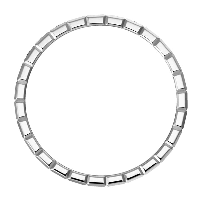 ICE CUBA RING SILVER FULL DIAMOND