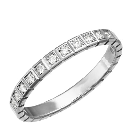 ICE CUBA RING SILVER FULL DIAMOND